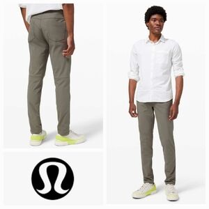 LULULEMON ABC Pant Slim 30" *Warpstreme Grey Sage Size 34
